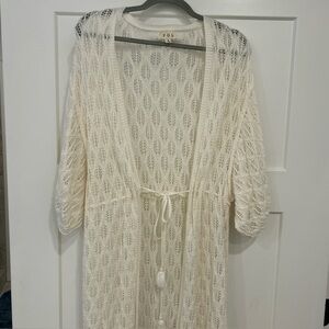 POL Ivory Knit Sweater long size L